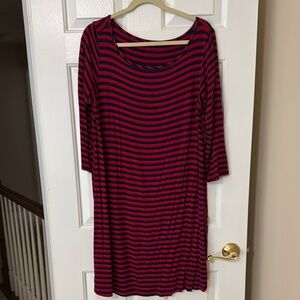 Yaks brand red and navy dress XL